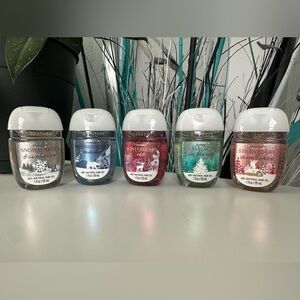 Bath and Body Works - 5 pack Christmas Hand Sanitizers